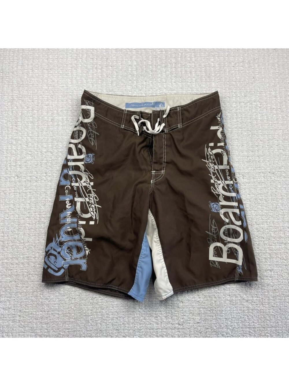 Y2K Board Riders Board Brown Shorts Surfer / Skate 2000's goths Grunge Men Sz S